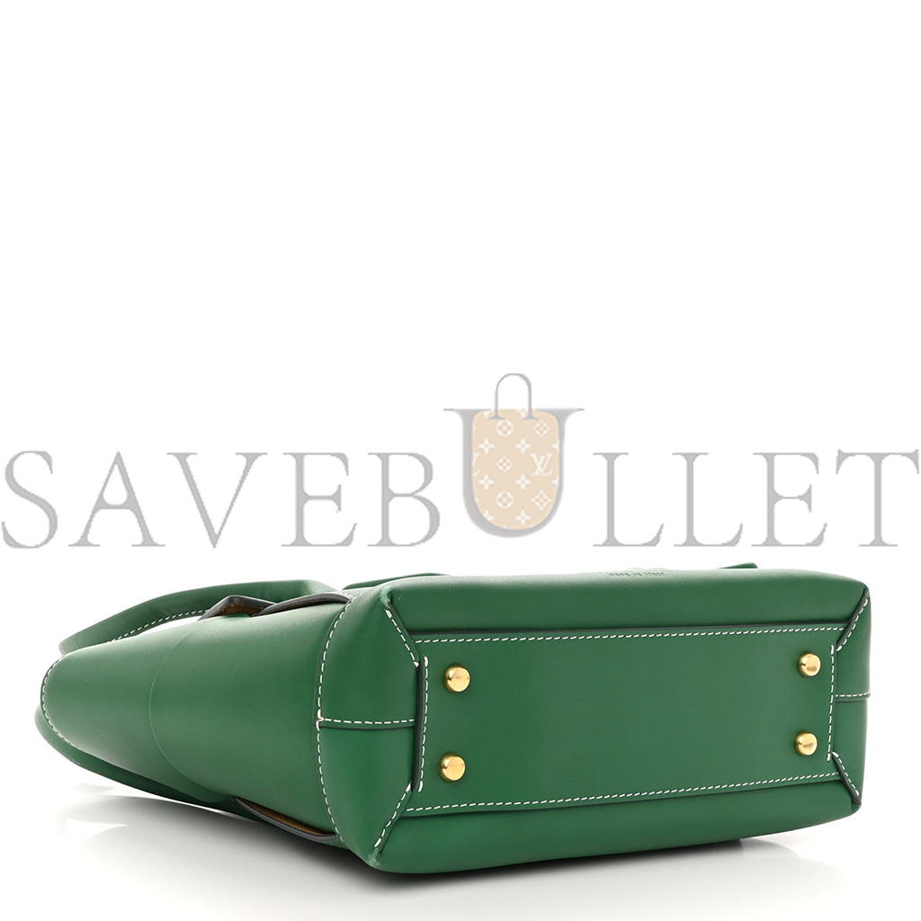 BOTTEGA VENETA FRENCH CALFSKIN MAXI INTRECCIATO ARCO 33 RACING GREEN  (22*22*9cm)