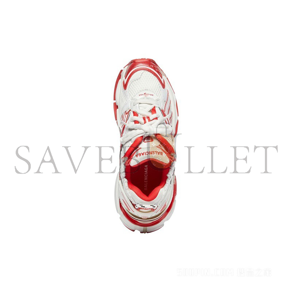 BALENCIAGA RUNNER SNEAKER WHITE RED 677403W3RB29060