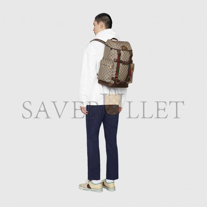 GUCCI GG SKATEBOARD BACKPACK WITH WEB 690999 (42*34*16cm)