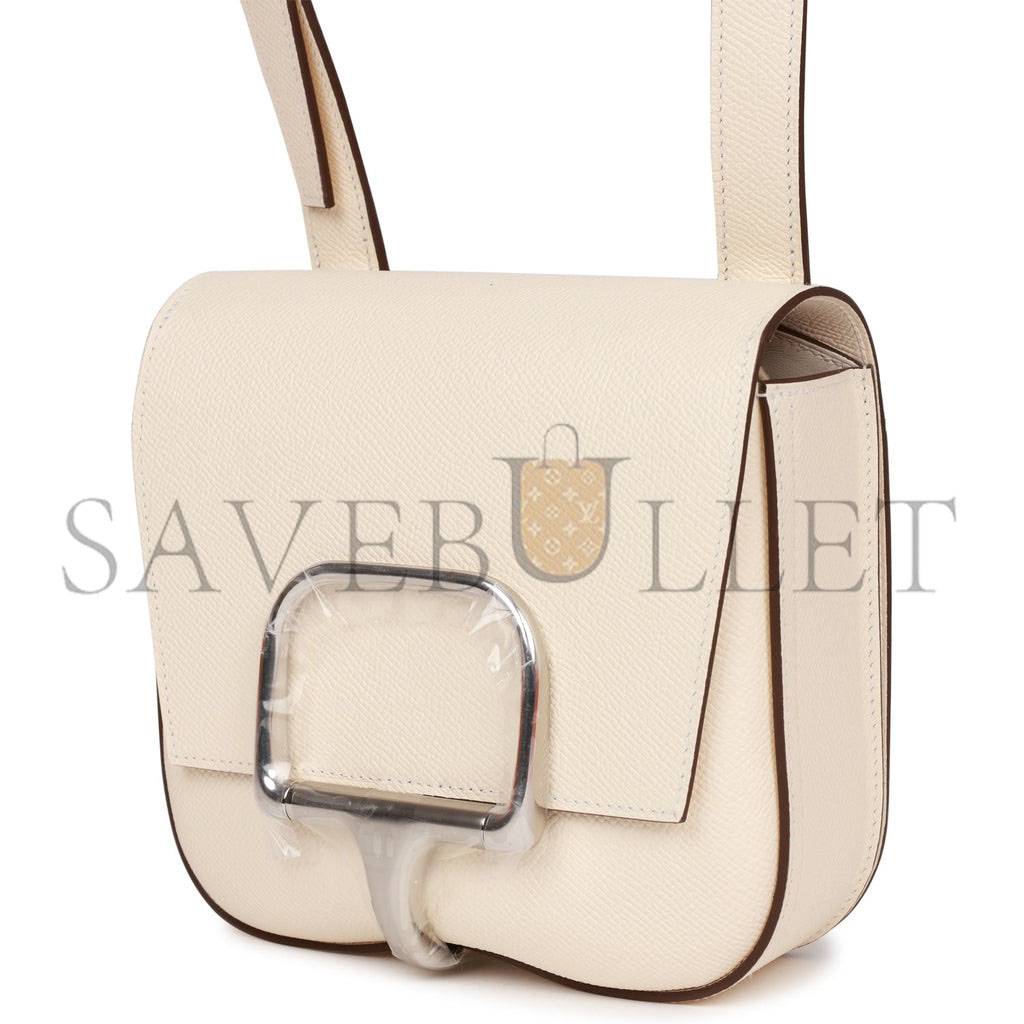 HERMES MINI DELLA CAVALLERA NATA EPSOM PALLADIUM HARDWARE (18*16*5cm)