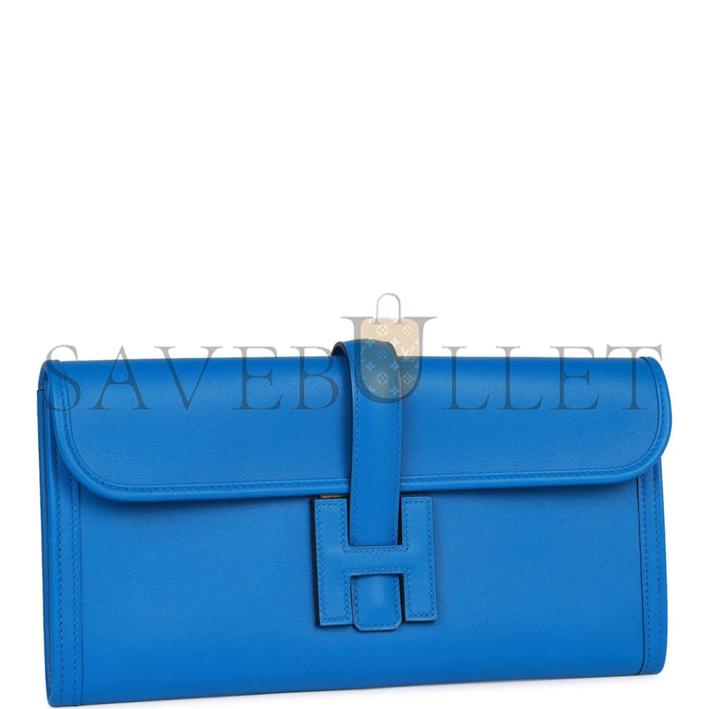 HERMES JIGE ELAN 29 BLEU ZELLIGE SWIFT (29cm)